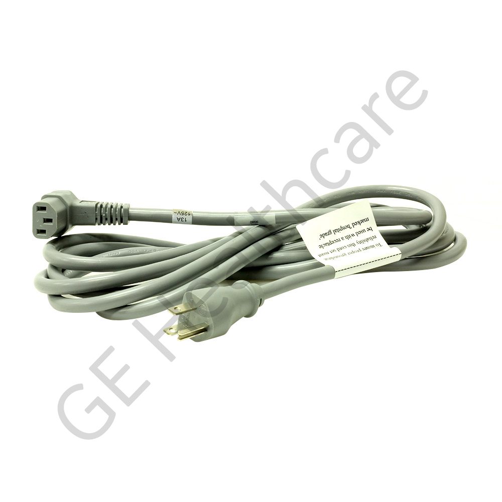 CORD PWE 125V12FT RA TO5